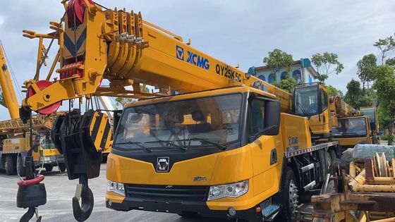 25 Ton Used Truck Cranes Second Hand XCMG Truck Crane