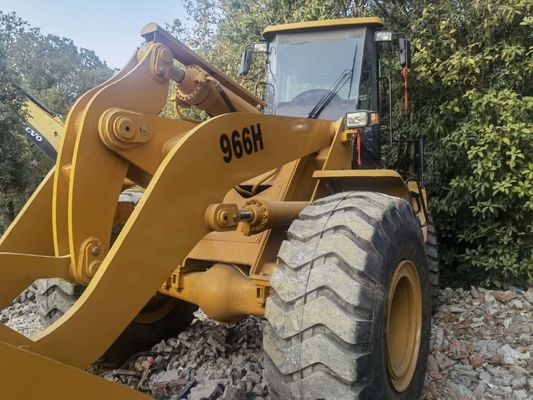 The  966H loader is a versatile and powerful construction machinery