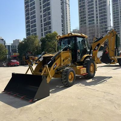 The cat420F backhoe loader has excellent versatility
