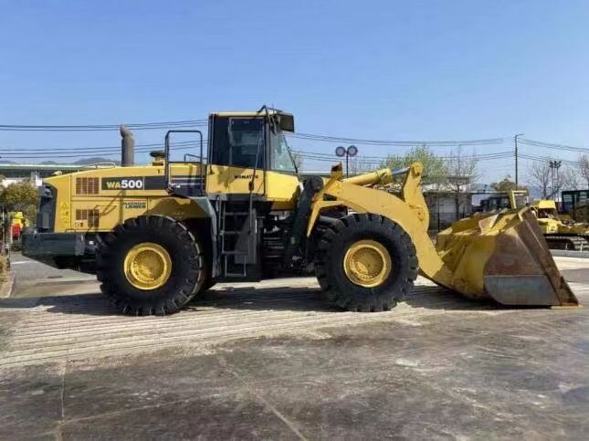 Μεγάλος Φορτωτής Χρησιμοποιημένος Komatsu Wa500-6 Wheel Loaders Ιαπωνικής Κατασκευής Φορτωτής Wa380 500 600 900 Μηχανήματα Έργων Εξόρυξης Φόρτωσης