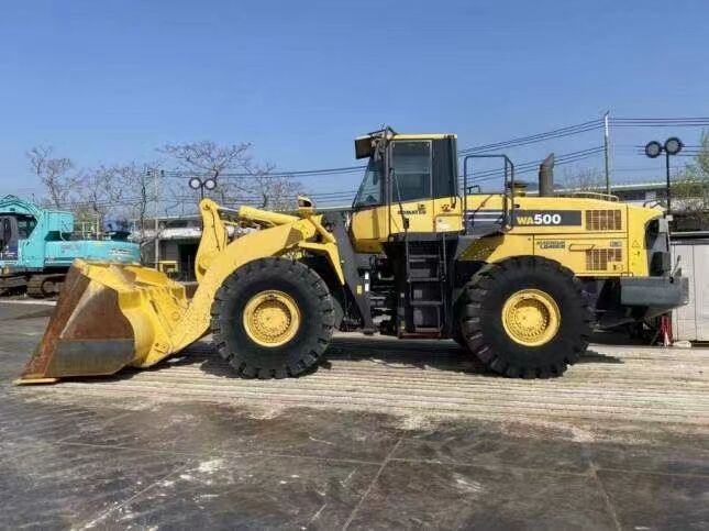 Μεγάλος Φορτωτής Χρησιμοποιημένος Komatsu Wa500-6 Wheel Loaders Ιαπωνικής Κατασκευής Φορτωτής Wa380 500 600 900 Μηχανήματα Έργων Εξόρυξης Φόρτωσης