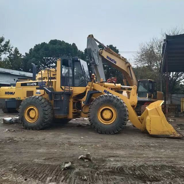 Made in Japan Original Komatsu WA470-3 Wheel Loader Hot Sale Komatsu470 Front Loader Used komatsu 380 320 470 500 Loaders
