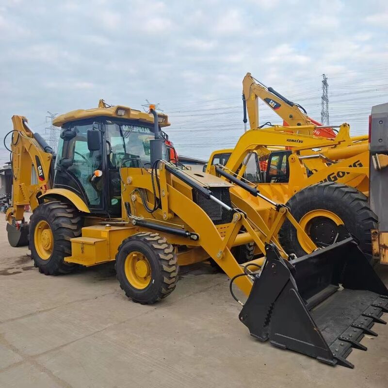 Used Original Cat 420f Backhoe Loader Four Wheel Drive Multi-purpose Loader Machinery for Sale with Flexible Operation