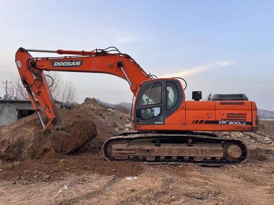 DX300LC μεταχειρισμένο εκσκαφέα Doushan αρχικό εκσκαφέα χρώματος